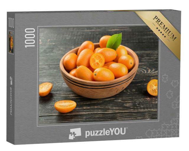 Puzzle 1000 Teile „Schale mit frischem Obst: Kumquat“