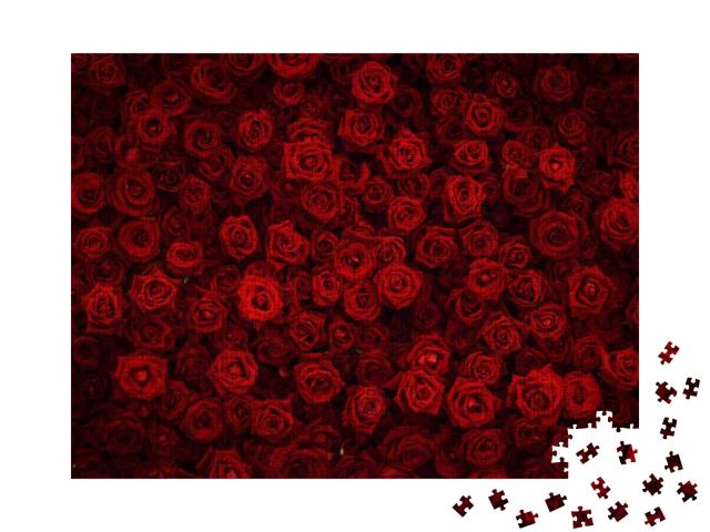 Puzzle 1000 Teile „Rote Rosen“