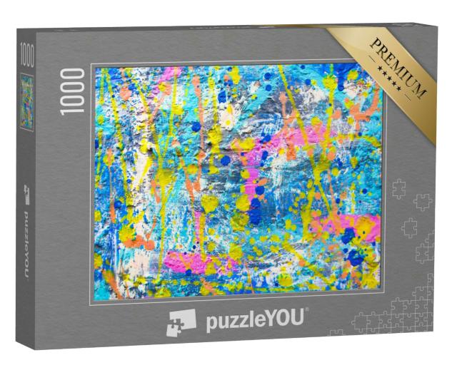 Puzzle 1000 Teile „Abstrakte Kunst auf Leinwand“