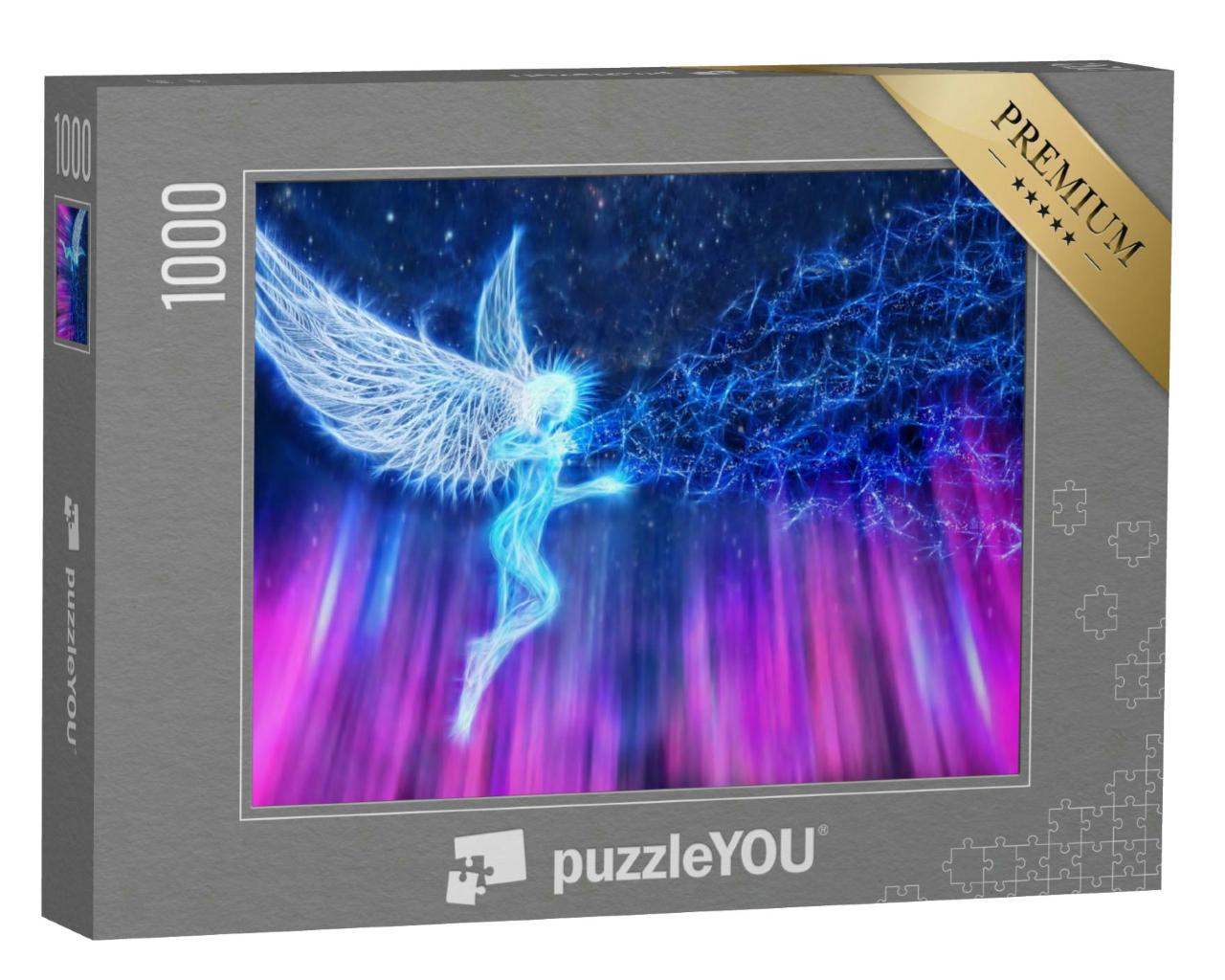 Puzzle 1000 Teile „Der Engel sendet die Energie des Guten“
